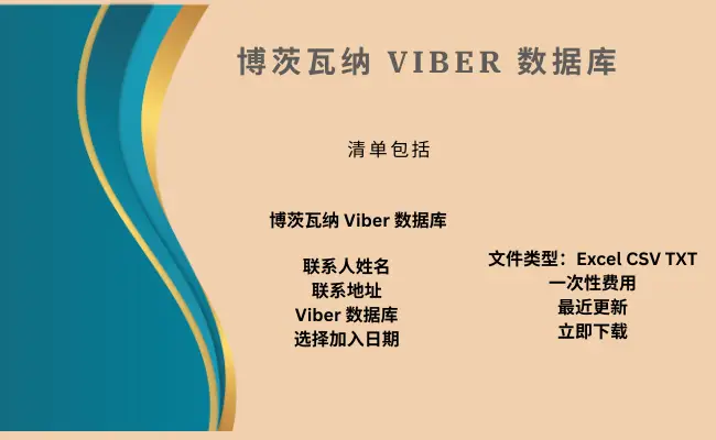 博茨瓦纳 Viber 数据库