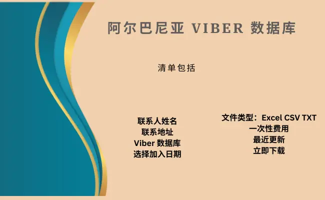 阿尔巴尼亚 Viber 数据库