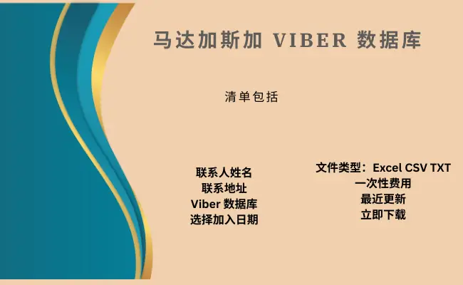 马达加斯加 Viber 数据库